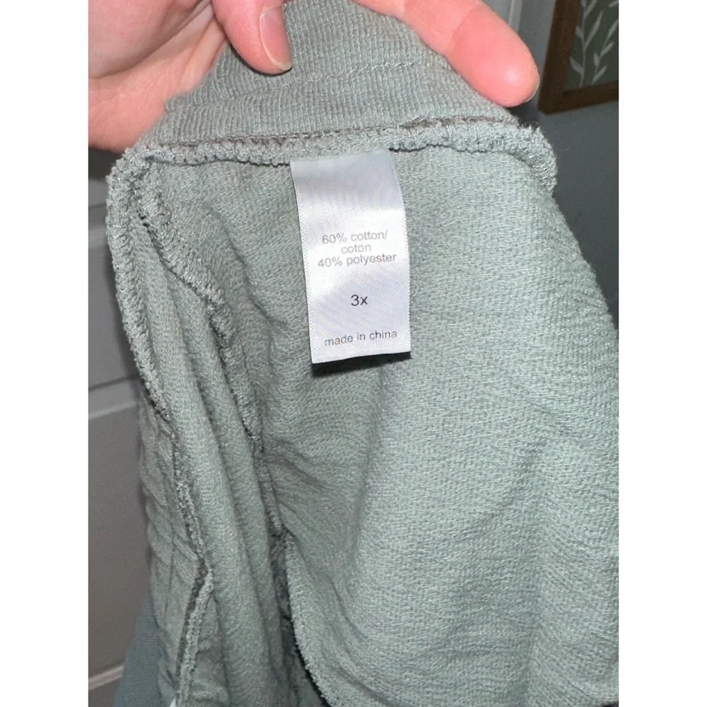 Maurice’s Sage Green Terry Lounge Shorts – Size 3X